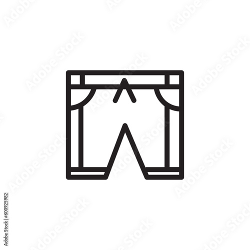 Briefs Short Pants Outline Icon