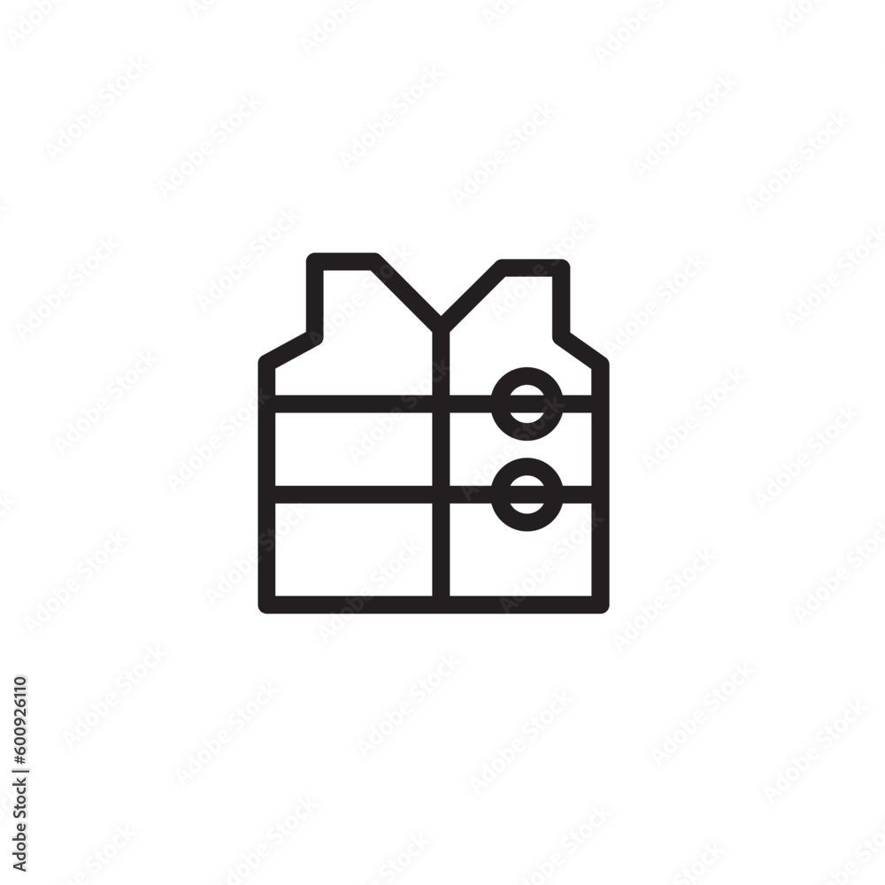 Casual Cloth Fashion Outline Icon Casual Cloth Fashion Outline Icon