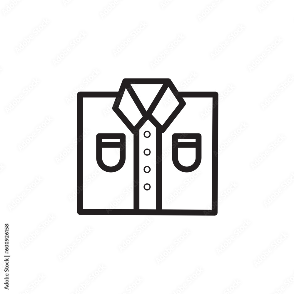 Business Shirt Wear Outline Icon Business Shirt Wear Outline Icon