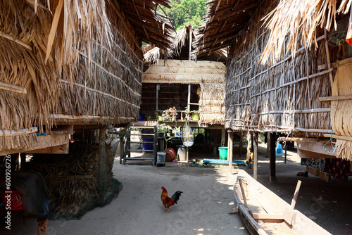 site of the house in Morken Village, Surin Islands, Thailand