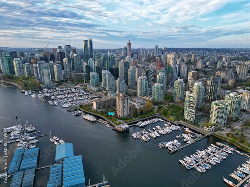 View of Vancouver from Stanley Park (Vancouver British Columbia Canada) 