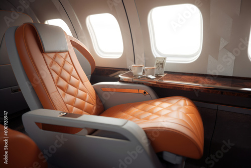 first class seat in an airplane