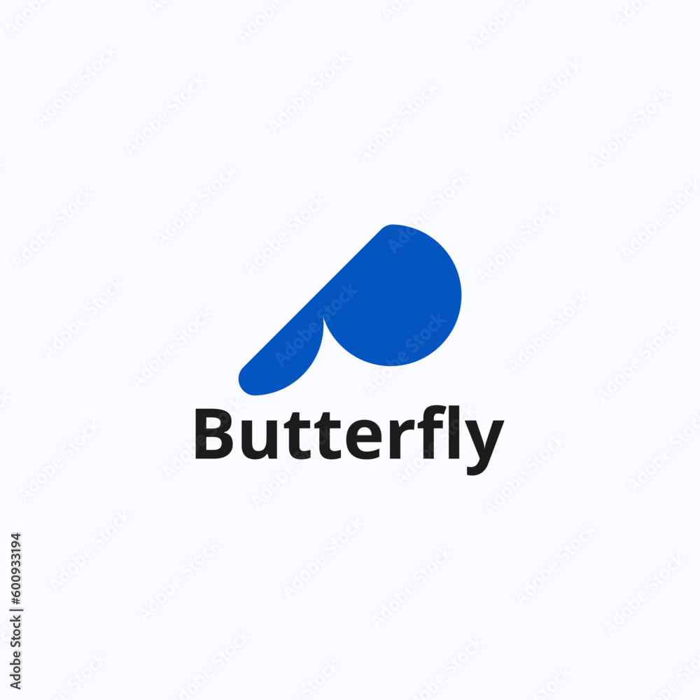 Half wing butterfly logo resembling the letter P. Suitable for beauty, fashion and accessories businesses. Half wing butterfly logo resembling the letter P. Suitable for beauty, fashion and accessories businesses.