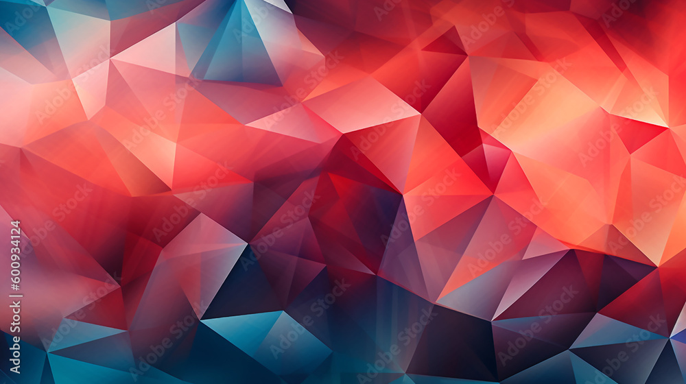 Generative AI, an abstract background image that incorporates geometric shapes