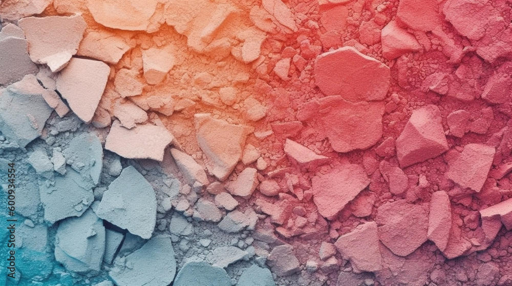 Fototapeta premium Generative AI, an abstract background image with a color palette inspired by nature