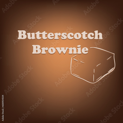 Poster Butterscotch Brownie