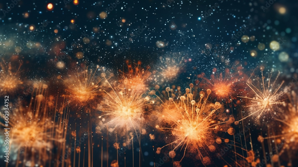 Fototapeta premium Generative AI, an abstract background image using a sparkler effect