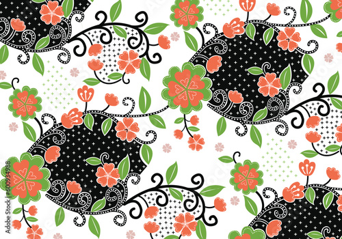 Batik Indonesian: is a technique of wax-resist dyeing applied to whole cloth, or cloth made using this technique originated from Indonesia. Batik is made either by drawing dots and lines