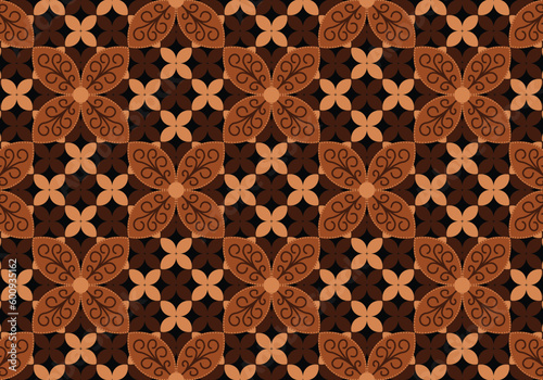 Batik Indonesian: is a technique of wax-resist dyeing applied to whole cloth, or cloth made using this technique originated from Indonesia. Batik is made either by drawing dots and lines