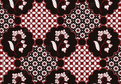 Batik Indonesian: is a technique of wax-resist dyeing applied to whole cloth, or cloth made using this technique originated from Indonesia. Batik is made either by drawing dots and lines
