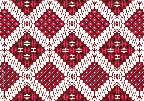 Batik Indonesian: is a technique of wax-resist dyeing applied to whole cloth, or cloth made using this technique originated from Indonesia. Batik is made either by drawing dots and lines