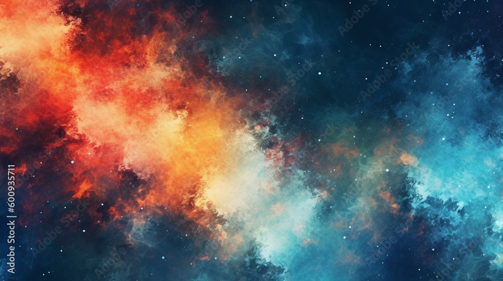 Generative AI, an abstract background image with a cosmic theme