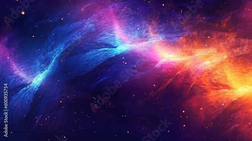Generative AI  an abstract background image with a cosmic theme