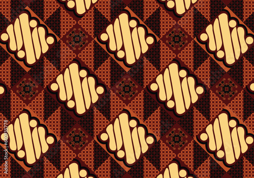 Batik Indonesian: is a technique of wax-resist dyeing applied to whole cloth, or cloth made using this technique originated from Indonesia. Batik is made either by drawing dots and lines