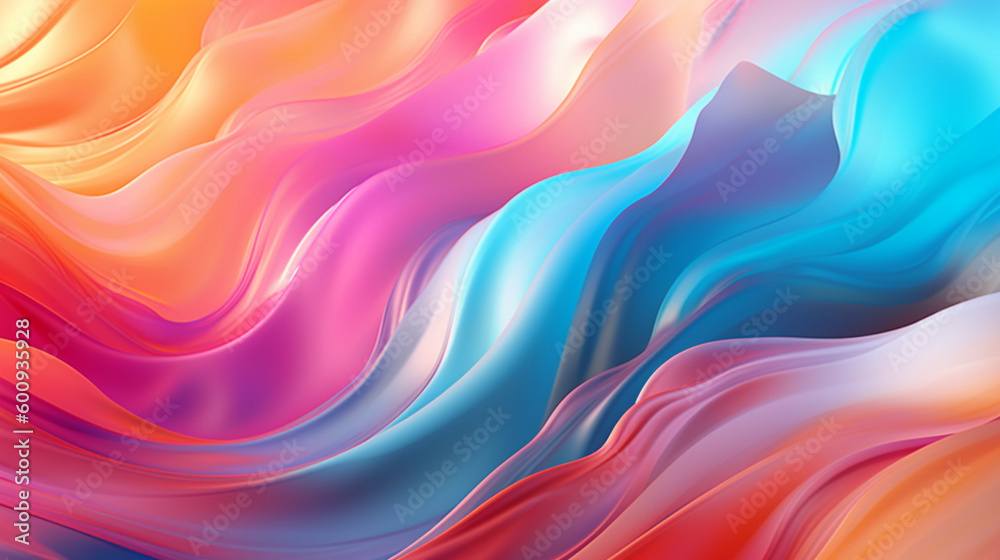 Generative AI, an abstract background image with a fluid movement effect Generative AI, an abstract background image with a fluid movement effect