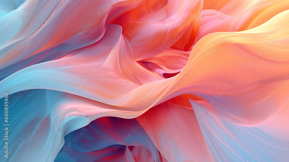 Generative AI, an abstract background image with a fluid movement effect Generative AI, an abstract background image with a fluid movement effect