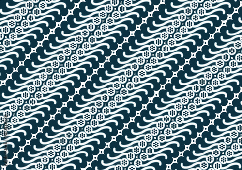 Batik Indonesian: is a technique of wax-resist dyeing applied to whole cloth, or cloth made using this technique originated from Indonesia. Batik is made either by drawing dots and lines