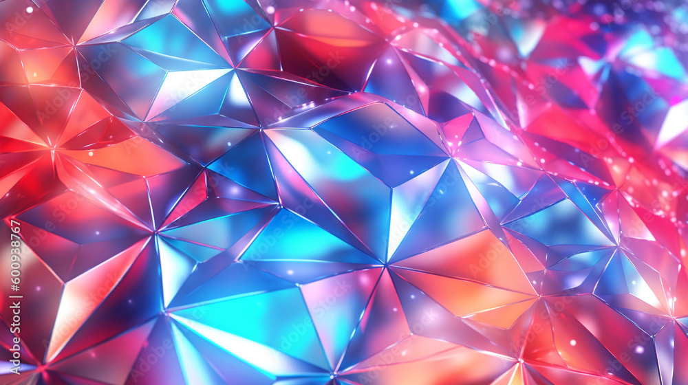Generative AI, an abstract background image with a holographic effect Generative AI, an abstract background image with a holographic effect