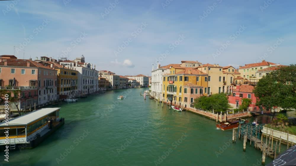 Venice's Grand Canal with beautiful water taxi Venice's Grand Canal with beautiful water taxi