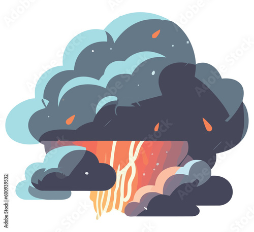 storm cloud illustration