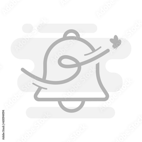 still empty, no notification yet concept illustration line icon design vector eps10. modern graphic element for landing page, empty state ui, infographic