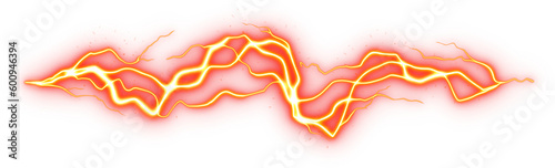 Power electrical energy lightning spark effect