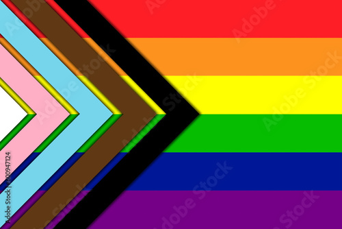 Unique rainbow background, gay pride, LGBTIQA+, transgender flag, colours themed multiple colors with blurred lines, striped, pattern, wallpaper. 
