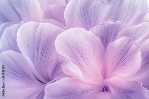 vibrant purple flower up close Generative AI