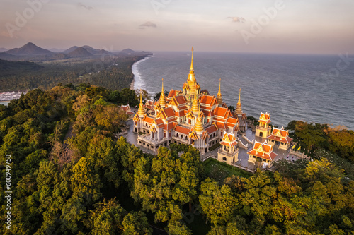 Aerial view of the Thailand landmarks