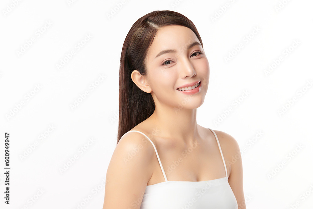 Beautiful young asian woman with clean fresh skin on white background, Face care, Facial treatment, Cosmetology, beauty and spa, Asian women portrait. Beautiful young asian woman with clean fresh skin on white background, Face care, Facial treatment, Cosmetology, beauty and spa, Asian women portrait.