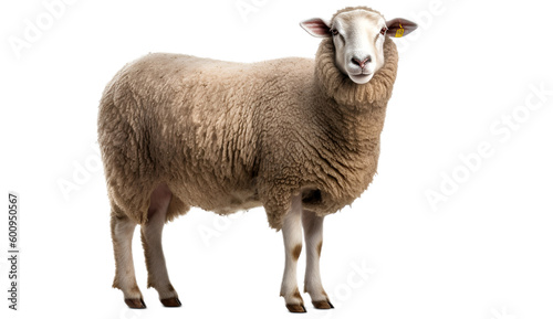 sheep isolated on transparent background cutout image