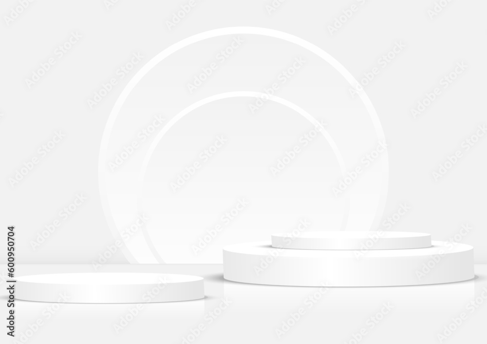 Abstract white podium concept background image. Product Show Abstract white podium concept background image. Product Show