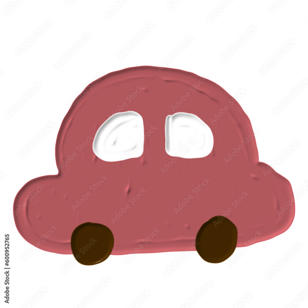 cute sticker with acrylic painting cute sticker with acrylic painting