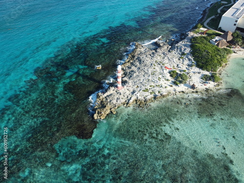 isla mujeres, quintana roo mexico drone