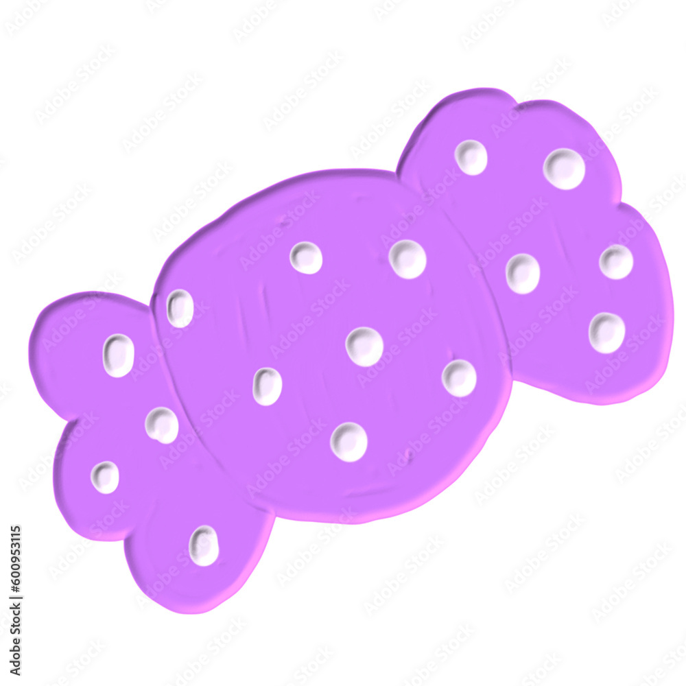 cute sticker with acrylic painting cute sticker with acrylic painting