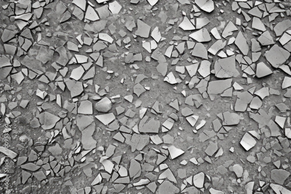 shattered glass in black and white Generative AI shattered glass in black and white Generative AI