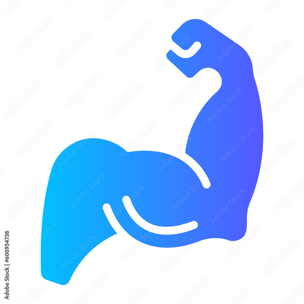 muscle Gradient icon muscle Gradient icon