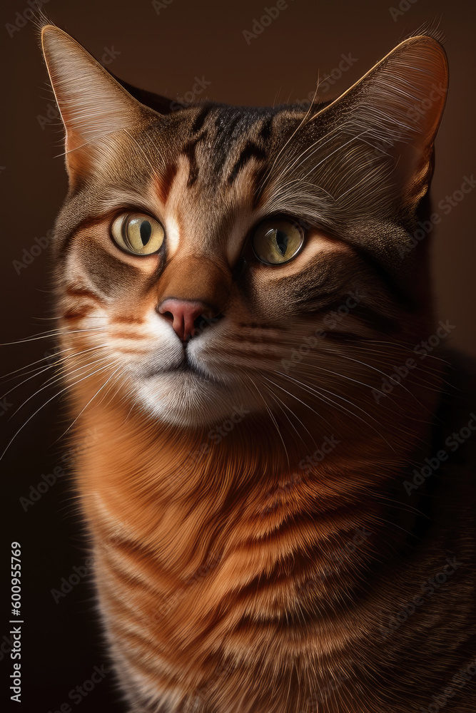 cute cat, generated by artificial intelligence cute cat, generated by artificial intelligence