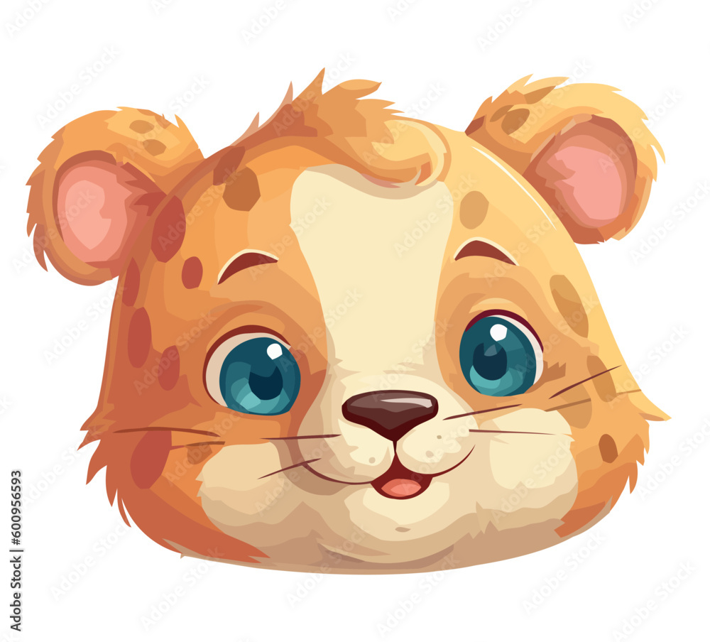 Fototapeta premium Cute leopard animal