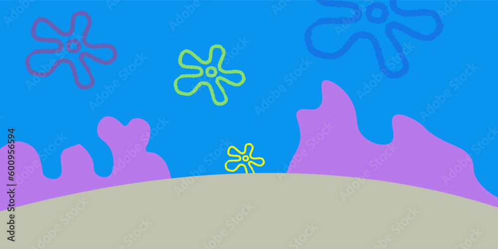 Spongebob Underwater Background