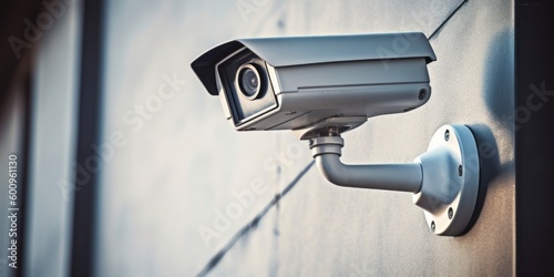 security camera on a wall,  generative ai