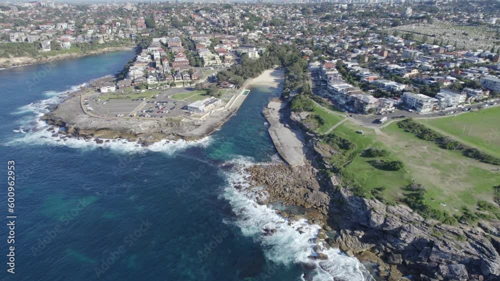 custom made wallpaper toronto digitalBeachside Suburb Of Clovelly With Sheltered Beach And Ocean Pool In New South Wales, Australia. aerial