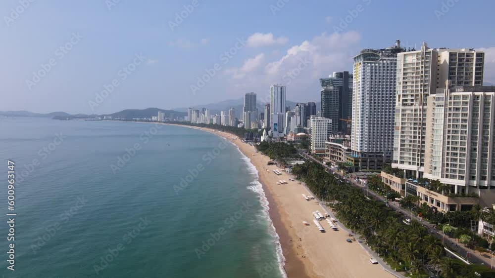Nha Trang coastal city - Vietnam in the early morning Nha Trang coastal city - Vietnam in the early morning