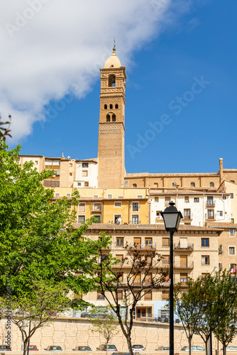 buildings of the historic center of the city of Tarazona in the province of Zaragoza, Spain