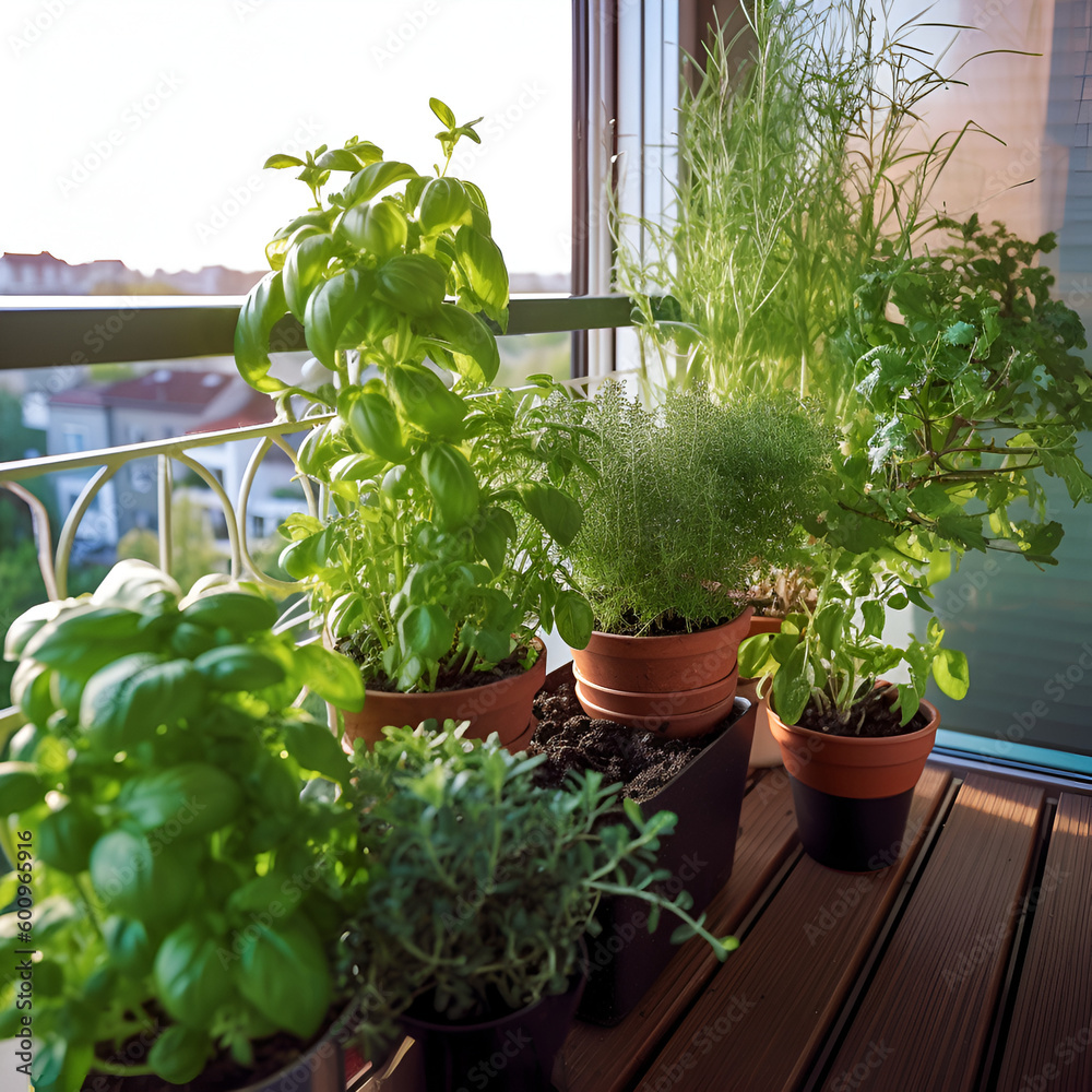 Growing herbs on your balcony Growing herbs on your balcony