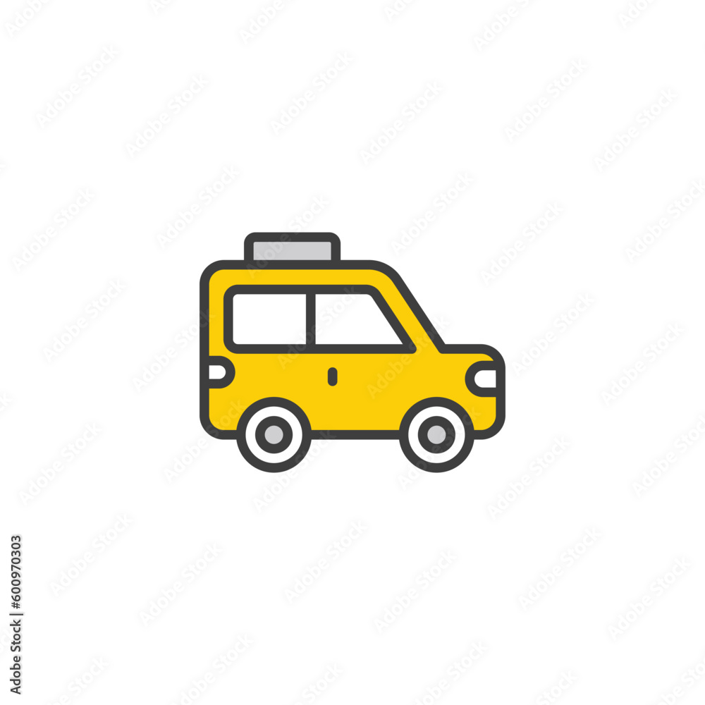 Jeep icon design with white background stock illustration