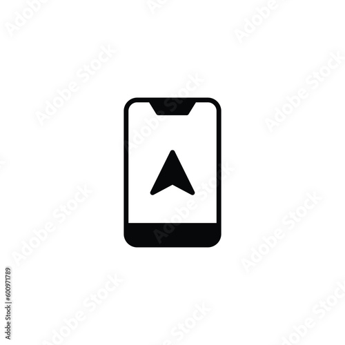 Navigation icon design with white background stock illustration Free Download Navigation icon design with white background stock illustration - GFXLoad