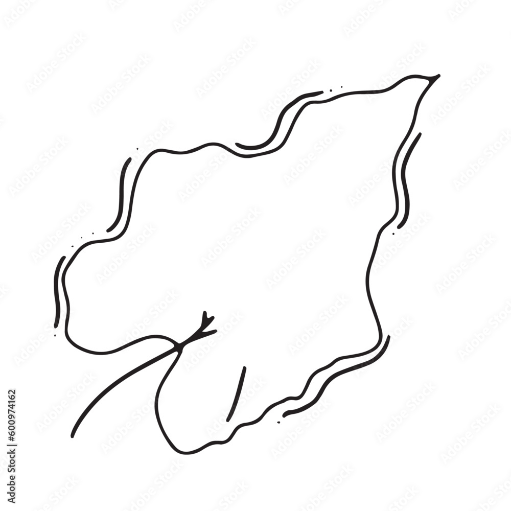Bubble speech flower leaf monoline Bubble speech flower leaf monoline