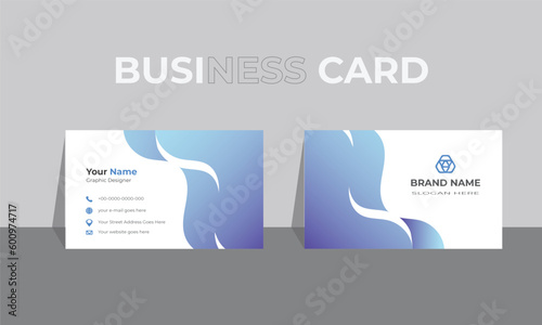 modern business card design . double sided business card design template . flat Simple business card design. Business card design set template for company corporate style.
