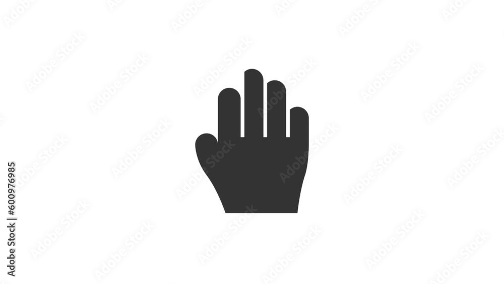 Hand Move Cursor animated icon on white background
Hand Move Cursor animated icon on white background
